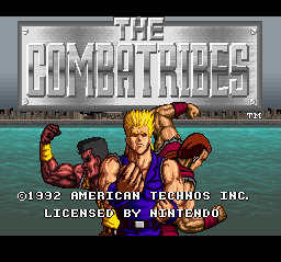 The Combatribes Title Screen
